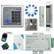 125KHz RFID Card+Password Door Access Control Kit+ 400LBS Magnetic Lock+Doorbell