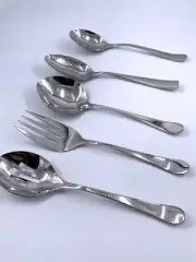 Gourmet Settings 18/10 Stainless Steel 5pc. Gourmet Salad Serving Set
