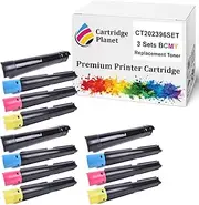 [Cartridge Planet] 3 Sets BCMY Compatible Toner Cartridge for Fuji Xerox CT202396 CT202397 CT202398 CT202399 (12,500/14,000 (K/CMY) Pages) for Fuji Xerox DocuCentre SC2020NW SC2020
