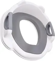 VICASKY Toilet Seat Portable Potty Seat for Toilet Sitting Cushion Seats Potty Seat Pad Potty for Training Seat for Seat Attachment Dark Grey Pu Cushion