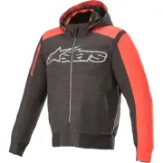 Alpinestars Rhod Windstopper Hoodie (Large, Black/Bright Red) 8375691