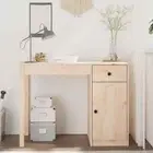Stylish Wooden Desk Computer Table Home Office Laptop Workstation Desks W/Drawer