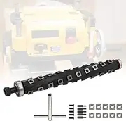 13 inch Helical Cutterhead for dewalt DW735 Planer Spiral Cutterhead Compatible with DW735 Planer Woodworking Tool, Bearing pre-Installed & 40(10 * 4) Blades and 10 Spare Blades