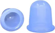 MEILI Silicone 2pcs Cup Set - FDA Approved - Cupping Therapy for Cellulite Body Massage Suction Cups Therapy 2 sizes cups (1 large + 1 medium)