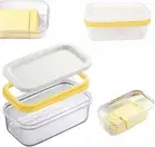 Butter Keeping Boxes with Cutter - Upgraded Butter Slicer Cutter/Portable Sealed