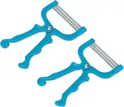 HEATSHAKING 1Set Manual Facial Hair Remover Spring Epilator Tool Hair Threader for Chin Cheeks Upper Lip Neck Easy to Use Vacation Hair Removal