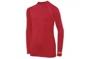 Rhino Childrens Boys Long Sleeve Thermal Underwear Base Layer Vest Top (Red) - UTRW1282
