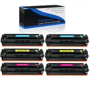 6PK CF401X-CF403X C/M/Y Toner for HP 201X Color LaserJet Pro MFP M277n M252dn