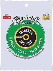 Martin Strings Acoustic Guitar Strings Light 12-54 Bronze