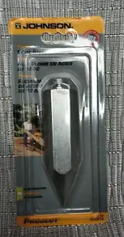 JOHNSON LEVEL 12 Oz. Steel Plumb Bob
