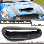 Carbon Fiber Hood Bonnet Scoop Air Vent for 2002-2006 Mini Cooper S R53 R50 1PCS