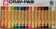 Sakura Cray-Pas Oil Pastel 16 Count DISCONTINUED Color Set 51520 Art Japan