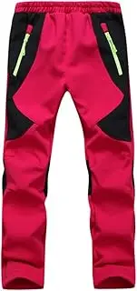 [CATERTO] Youth Snow Pants with Reinforced Knees and Seat,Warm Climbing Trousers For Boys and Girls