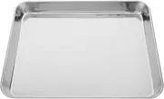 iplusmile Stainless Steel Tray for Medical Instruments, Flat Tray Medical Storage Tray Tattoo Tool Storage Plate Platter for Medical Instruments