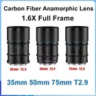 SIRUI 35mm 50mm 75mm T2.9 1.6x FF Anamorphic Lens DJI Canon Sony Nikon Fujifilm