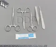 5 PC CLASSIC SUTURE REMOVAL KIT SET (SCALPEL HANDLE #4+ 8 BLADES #20)