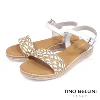 在飛比找momo購物網優惠-【TINO BELLINI 貝里尼】西班牙進口草編牛皮繫踝厚