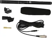RIZGHWOY Wired Interview Microphone with Noise Reduction Feature for Clean Sound - Suitable for Speeches, Outdoor Celebrations, and Conferences