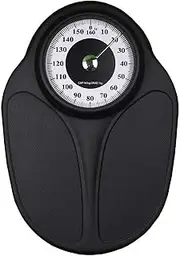 Mechanical Bathroom Scales-Academy Doctors Style, 352Ib 160Kg Mechanical Analog Scale, No Battery, Easy Read Analogue Dial