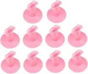 HAMPPLIES 10Pcs Finger Support Stands for Nail Art Ergonomic Rest Holders for Salon Home Use for Easy Nail Polish Application and Detail Work