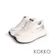 KOKKO超舒適厚底隱形內增高休閒鞋銀色
