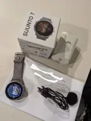 SUUNTO7 Smart Watch - Stone Gray Titanium Bluetooth GPS Pedometer Calories