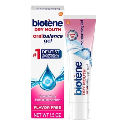 BIOTENE Oral Balance Dry Mouth Moisturizing Gel 1.5 Oz 42g 8/27 | USA Import