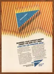 1987 Principal Financial Group Vintage Print Ad/Poster 80s Retro Art Décor