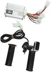 Vuzmode Electric Motor Speed Controller Set, Brushed Controller Throttle Grip, for Different Motor Specifications,Electric Bike Bicycle Scooter Accessories(36V1000W) E-Scooter Brushless Controller
