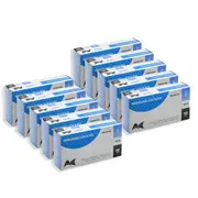 10 Pack Artist Choice Powder Free/Textured Medical/Food Grade Latex Gloves Large