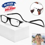 1.0~3.5 Neck Reading Mens Ladies Folded Hanging Spectacle Glasses Magnetic Front