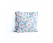 Rayell Indoor Square Cushion Delicate Daisies Bedroom/Lounge Decor Beige 45x45cm