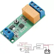 DC 5V-12V DPDT Control Reversing Polarity Relay Motor CW CCW MCU Delay Timer NEW