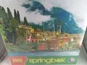 Hallmark Springbok Mediterranean Waterfront 2000 Piece Jigsaw Puzzle NEW Sealed