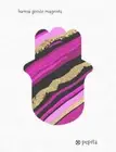 Hamsa Geode Magenta Needlepoint Kit or Canvas