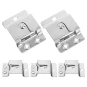 5 Pcs Mic Stand Adapter Silver Microphone Clip Microphones