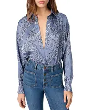 Maje Flowing Printed Shirt