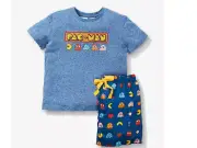 Peter Alexander Jnr Boys PacMan PJ Set Size 2 - BNWT