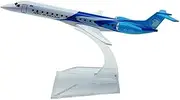 Replica Pre-Build Aircraf 1/400 Mongolia ERJ145 Alloy Scale Aircraft Model Aviation Aviation Enthusiast Collectible Boy Collection Gift Display