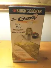 Black And Decker Gizmo Tip 'N Mix Automatic Dressing Mixer New