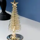 Metal Pine Tree Christmas Tree Tealight Candle Holder Candlestick Ornaments A