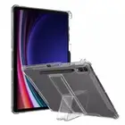 For Samsung Galaxy Tab S10+ S9 S8 S7 FE A9 A8 Case Clear Shockproof Stand Cover