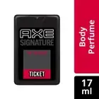 AXE Signature Intense Ticket Pocket Body Perfume for Men - 17 ml Free Shipping