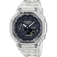 在飛比找森森購物網優惠-CASIO G-SHOCK 透明系列農家橡樹計時錶/GA-2