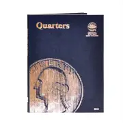 Whitman Blue Coin Folder 9044 QUARTER - Plain Folder Album / Book 25 cent
