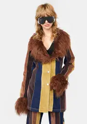 [Current Mood] The Peace Train Faux Fur Jacket