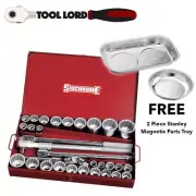 Sidchrome 30Pce 3/4" Drv Metric & AF Socket Set SCMT15106 FREE Magnet Parts Tray