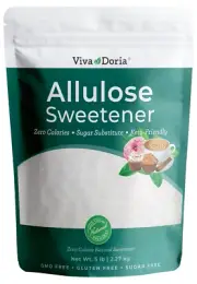 Allulose Sweetener, 5 Lb (2.27 Kg) | Zero Calorie Sugar Substitute | Great for C
