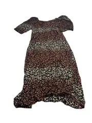 [BNWT] AUTOGRAPH Sunset Shades Knot Front Dress Animal Women’s Size 22
