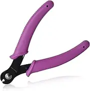 SPEEDWOX 5 Inch Memory Wire Cutting Pliers Jewelry Parrot Beak Wire Cutter Bracelet Pliers Memory Wire Shears Flush Cut Pliers Beading Hobby Work Tool for Arts and Crafts Electronics Jewelry Making